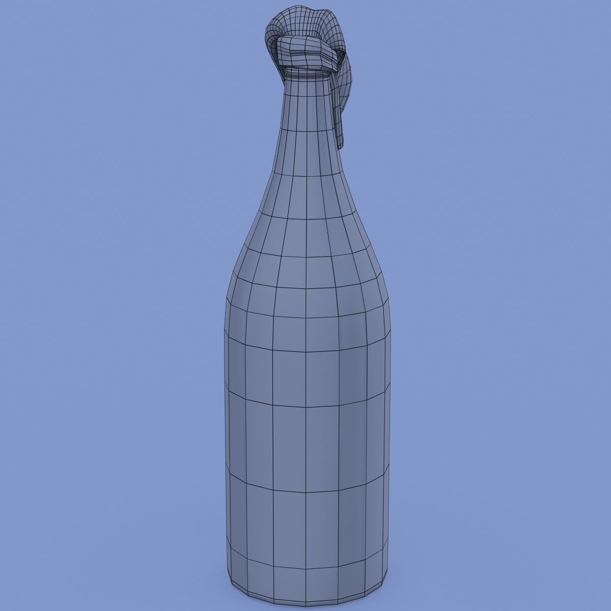 Molotowcocktail royalty-free 3d model - Preview no. 6