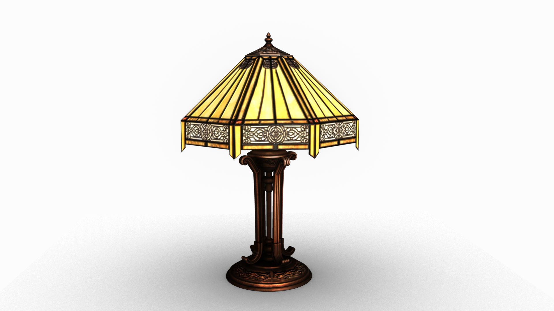 Tiffany Table Lamp 3d model