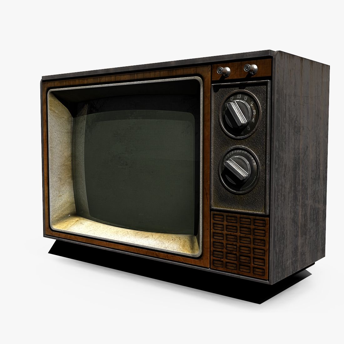 Alter Fernseher 3d model