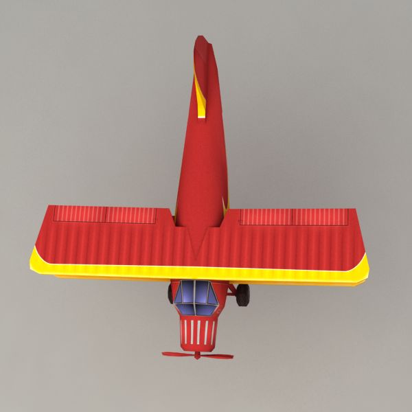 Flugzeug royalty-free 3d model - Preview no. 6