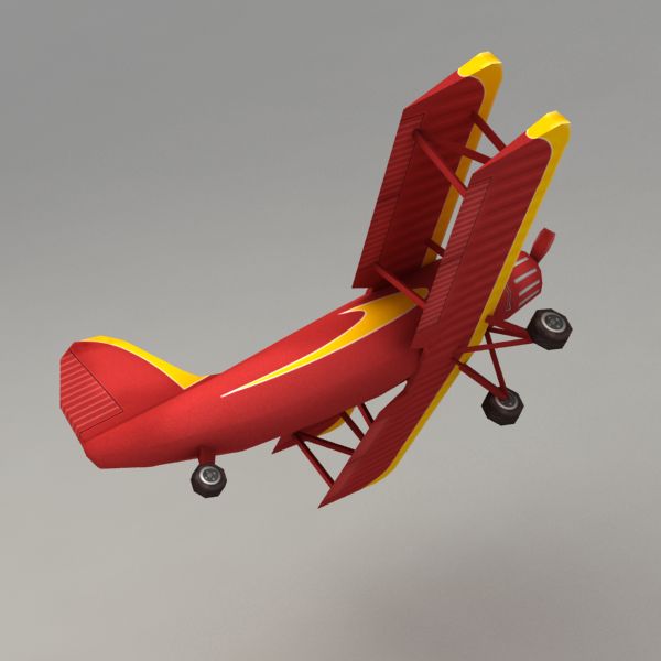 Flugzeug royalty-free 3d model - Preview no. 3