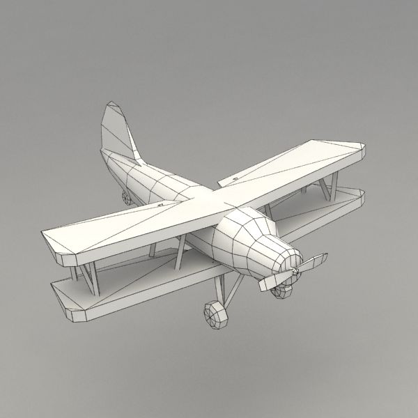 Flugzeug royalty-free 3d model - Preview no. 7