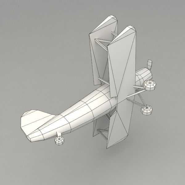 Flugzeug royalty-free 3d model - Preview no. 9