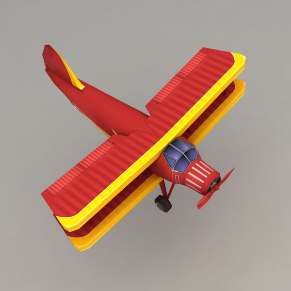 Flugzeug royalty-free 3d model - Preview no. 4