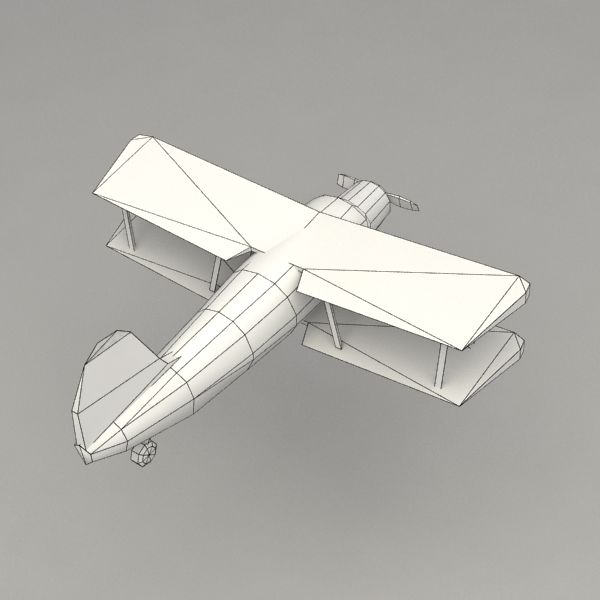 Flugzeug royalty-free 3d model - Preview no. 8