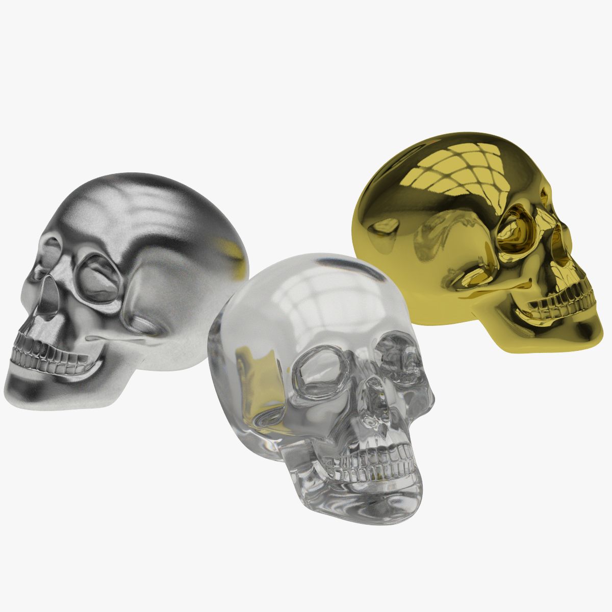 Skulls 3d model