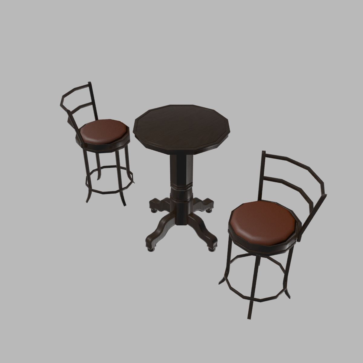 Pub Möbel 3d model