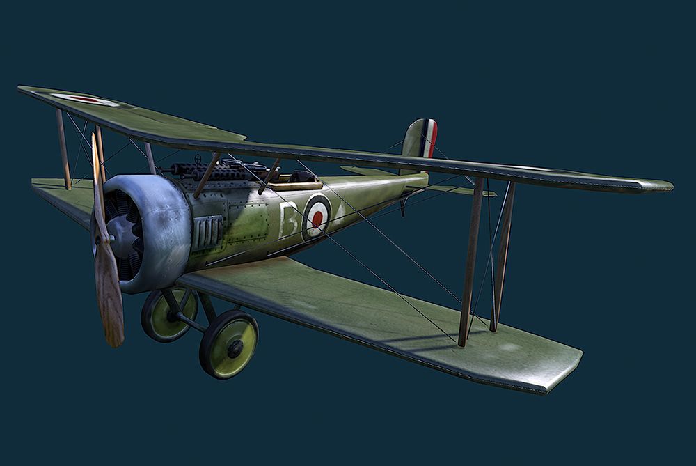 WWI Fighter plane 3d model