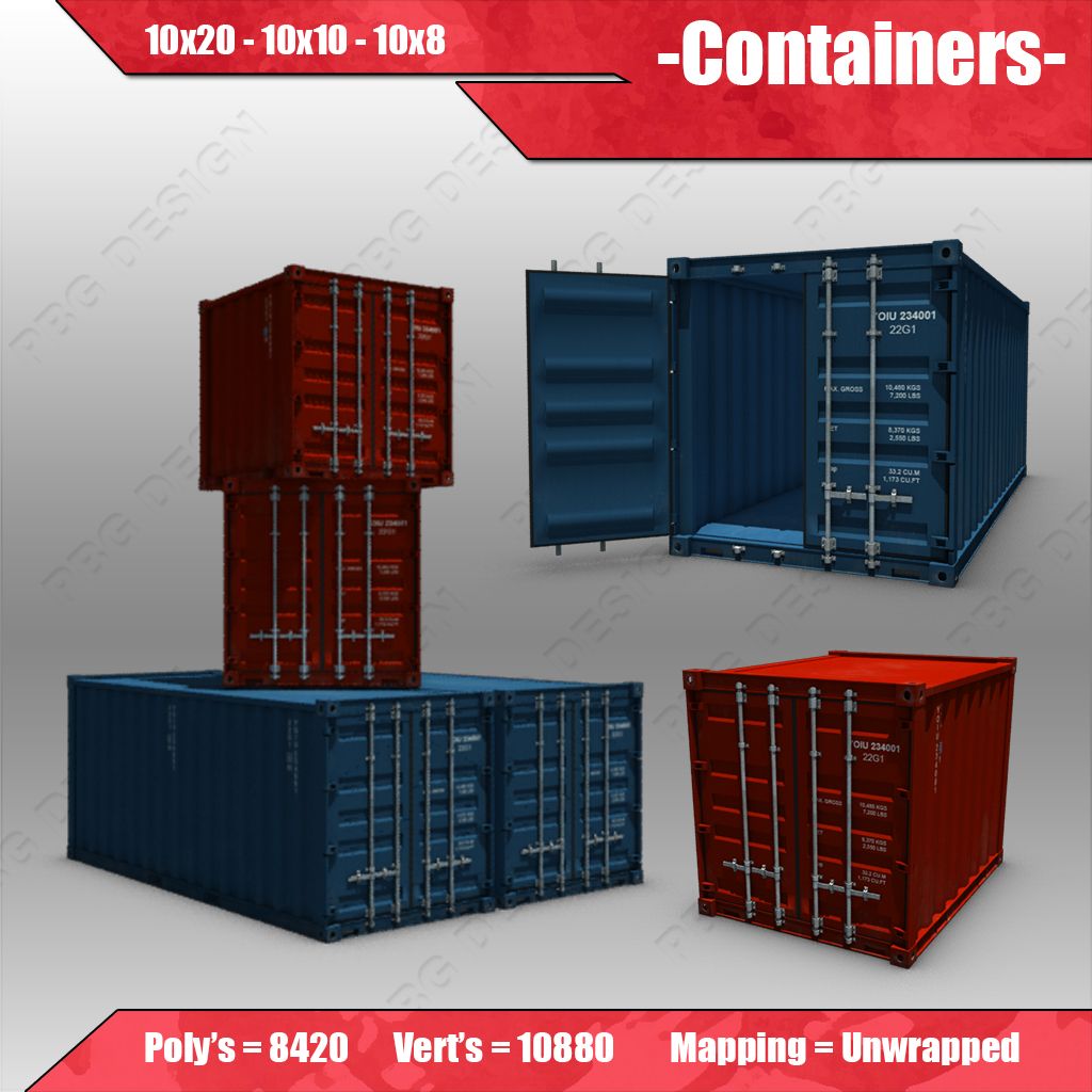 Shipping Container 3d model