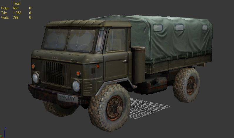 Gas LKW 3d model