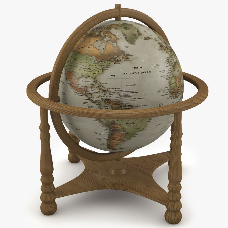 Globe 3d model