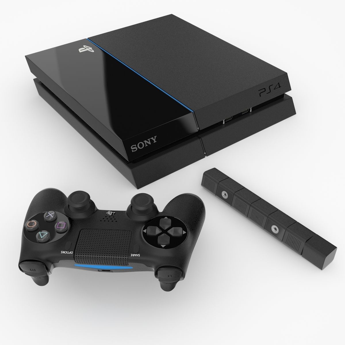 Sony PlayStation 4 3d model