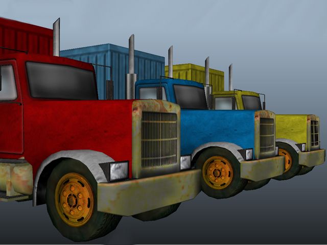 Camion pesante 3d model