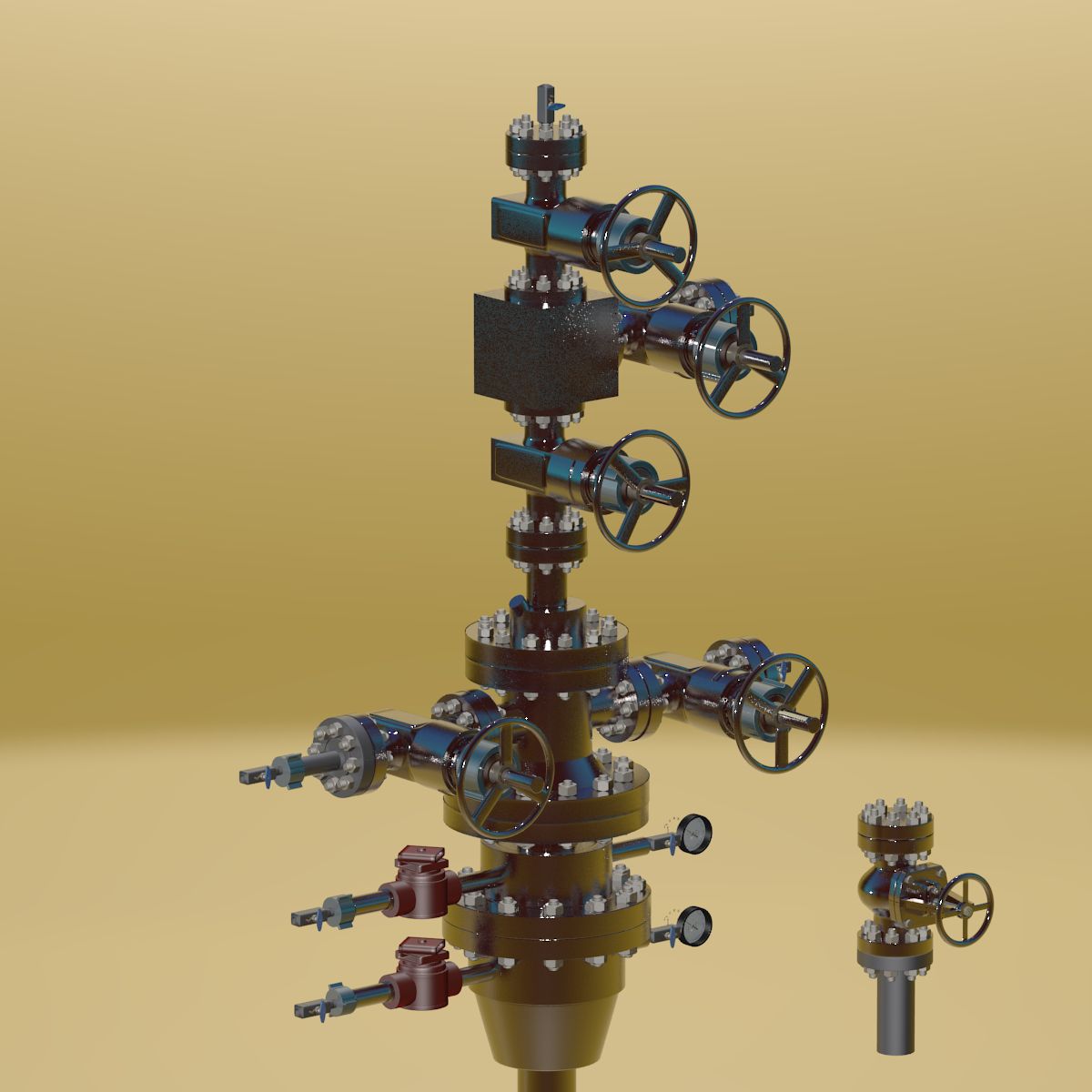 valve oil 3d model