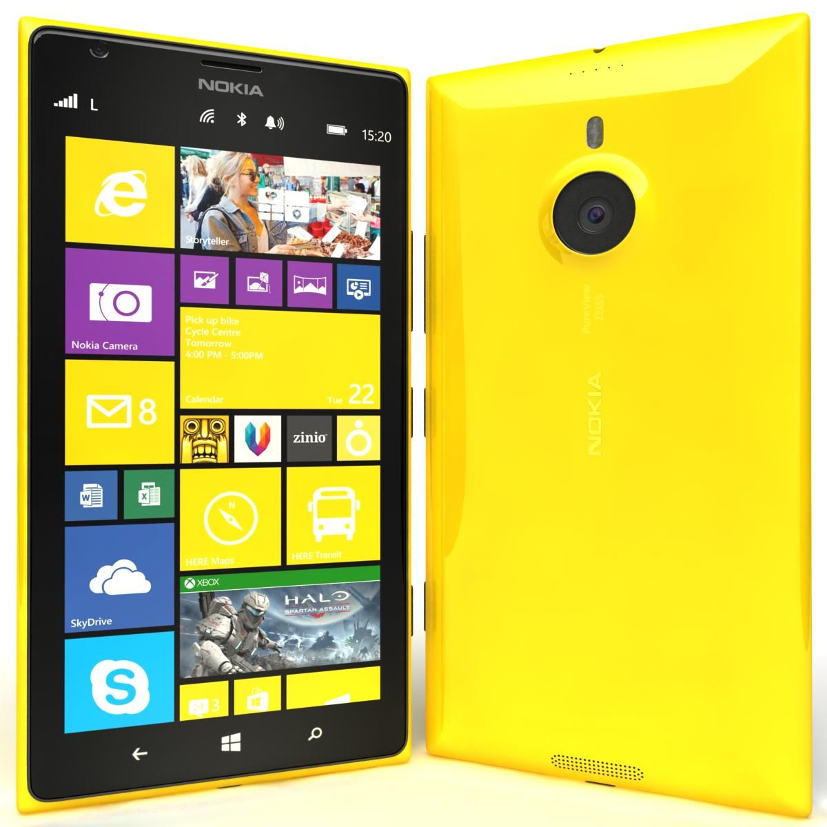 Nokia Lumia 1520 All Colors royalty-free 3d model - Preview no. 70