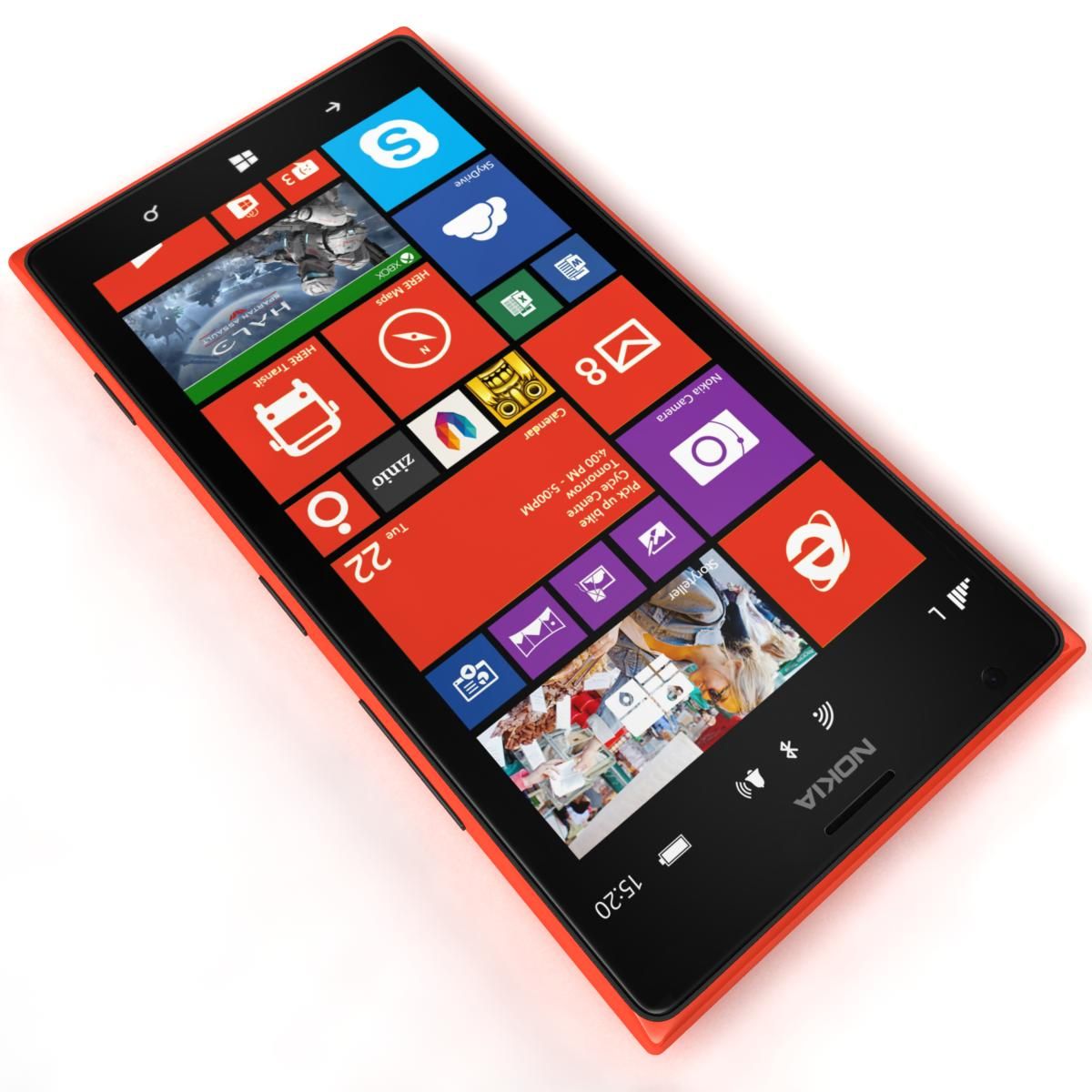 Nokia Lumia 1520 All Colors royalty-free 3d model - Preview no. 38