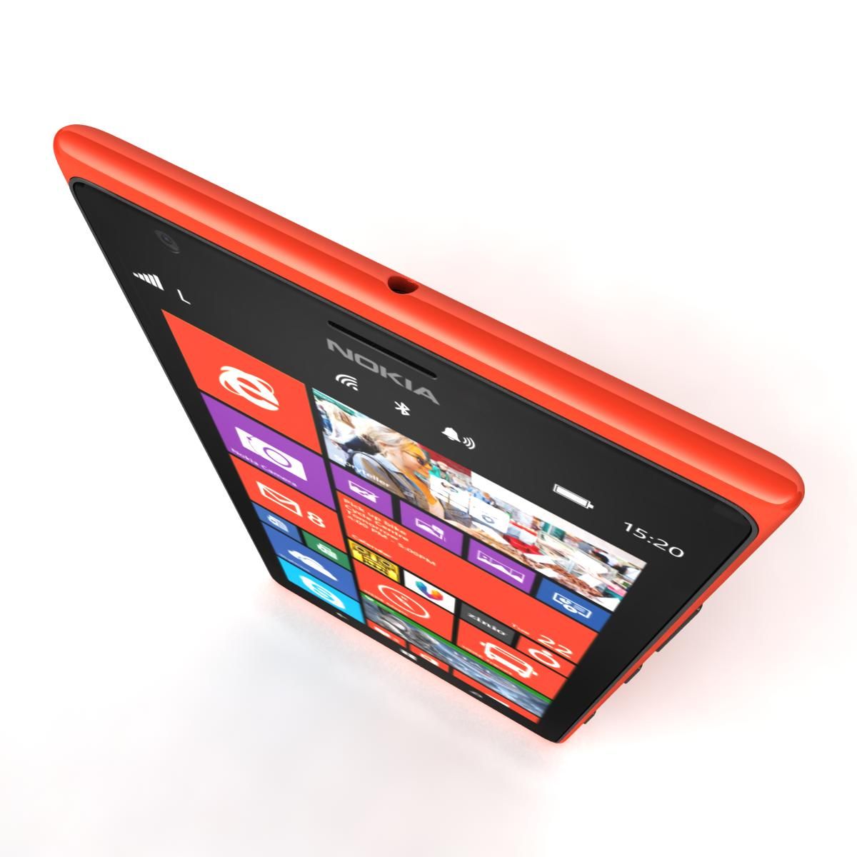 Nokia Lumia 1520 All Colors royalty-free 3d model - Preview no. 33