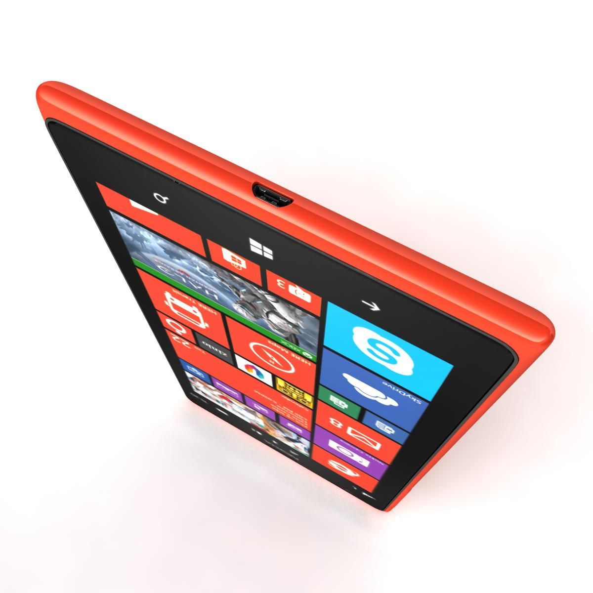 Nokia Lumia 1520 All Colors royalty-free 3d model - Preview no. 35