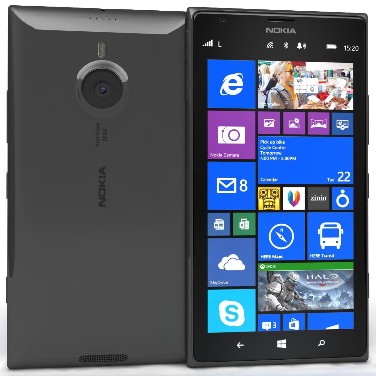 Nokia Lumia 1520 All Colors royalty-free 3d model - Preview no. 2