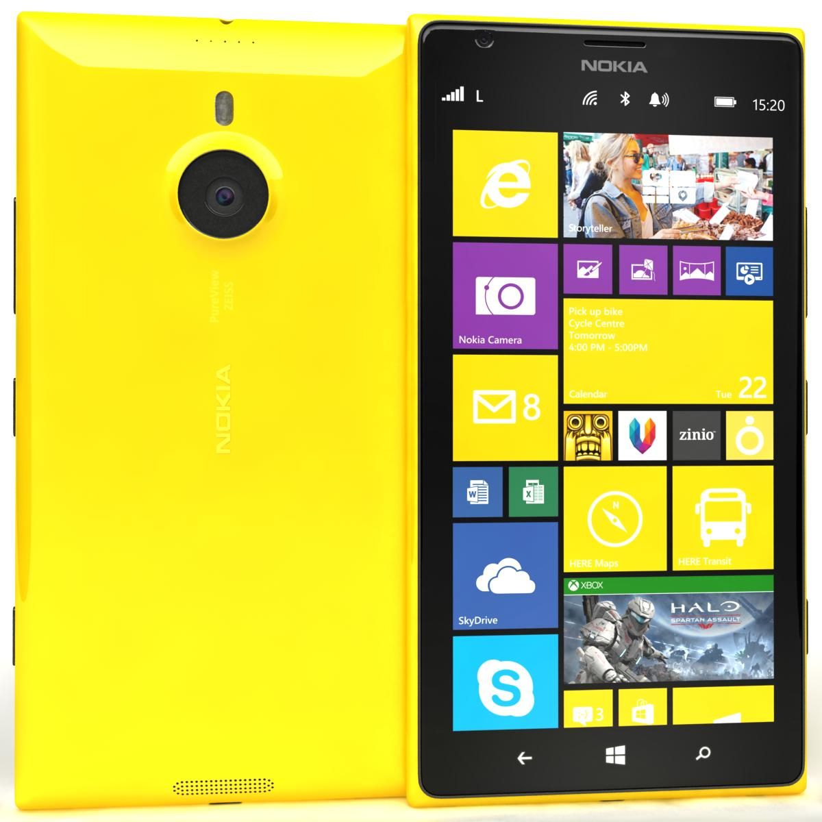 Nokia Lumia 1520 All Colors royalty-free 3d model - Preview no. 5