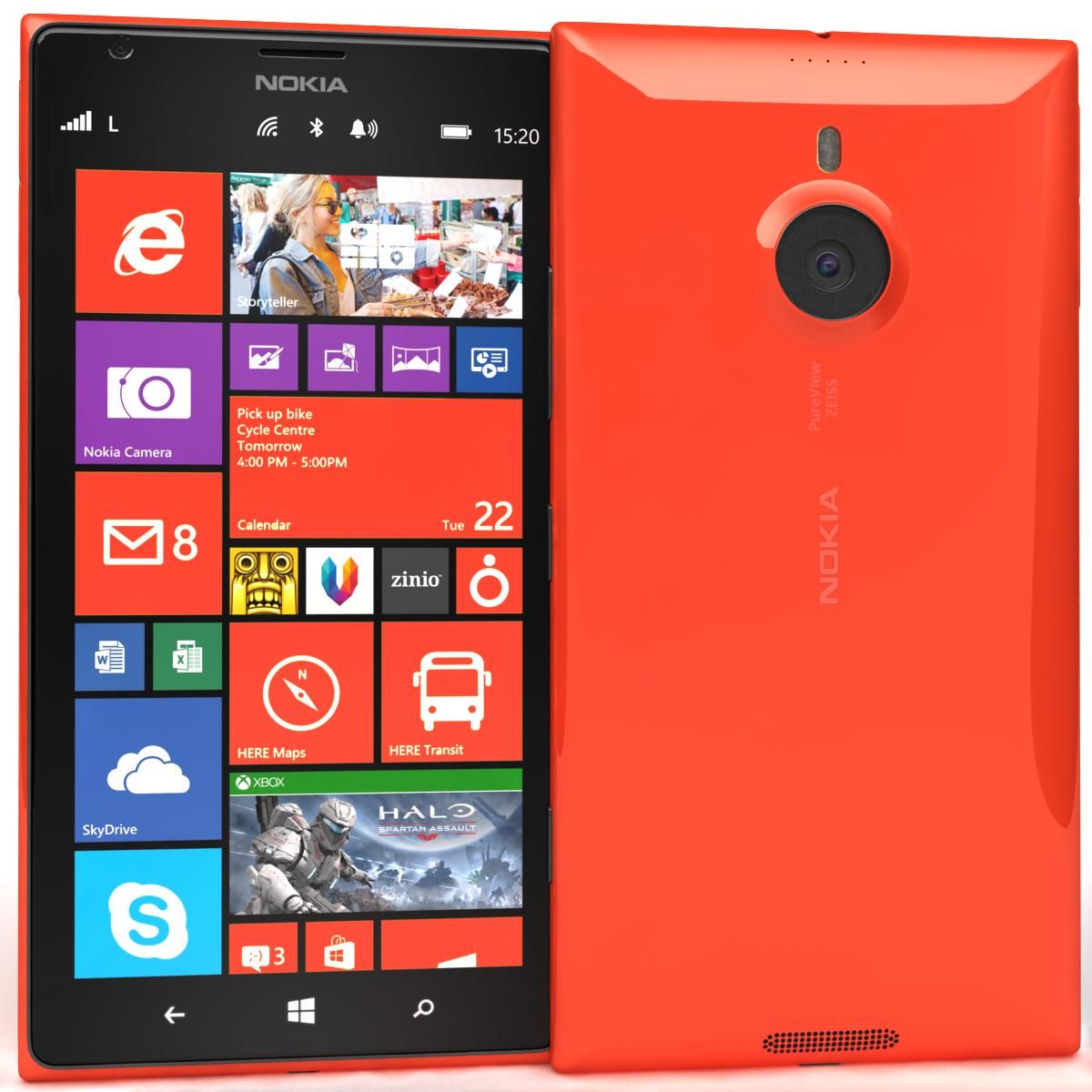 Nokia Lumia 1520 All Colors royalty-free 3d model - Preview no. 25