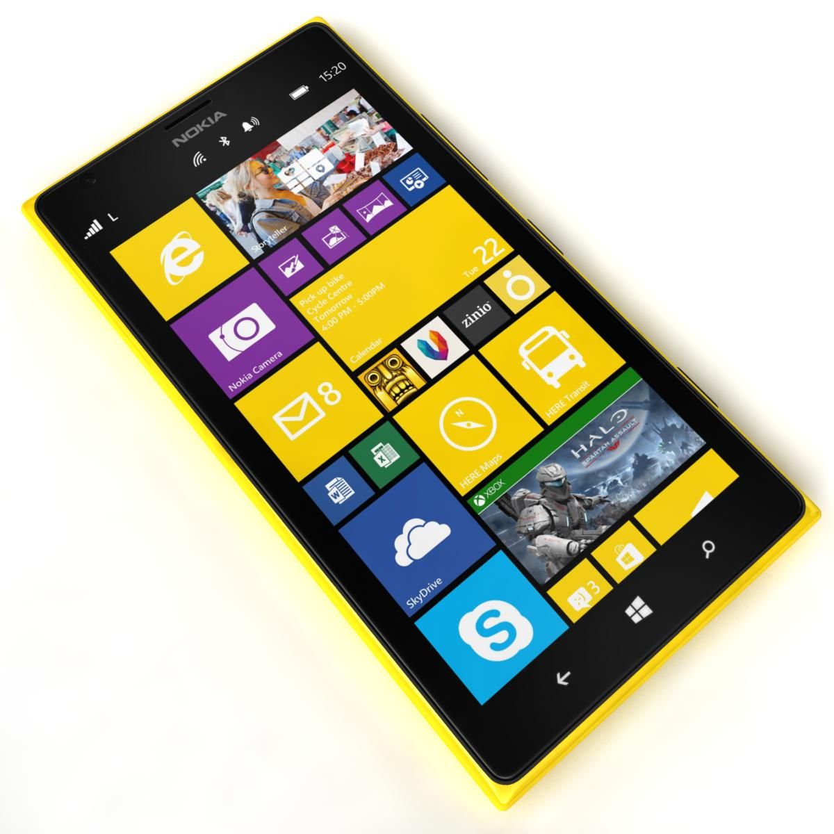 Nokia Lumia 1520 All Colors royalty-free 3d model - Preview no. 83