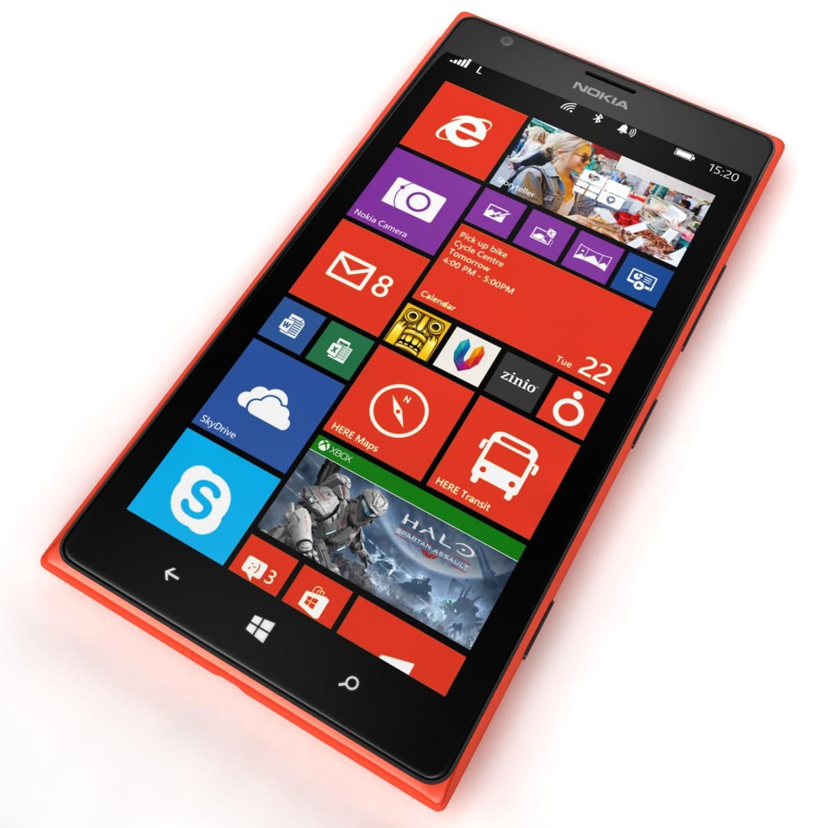 Nokia Lumia 1520 All Colors royalty-free 3d model - Preview no. 37