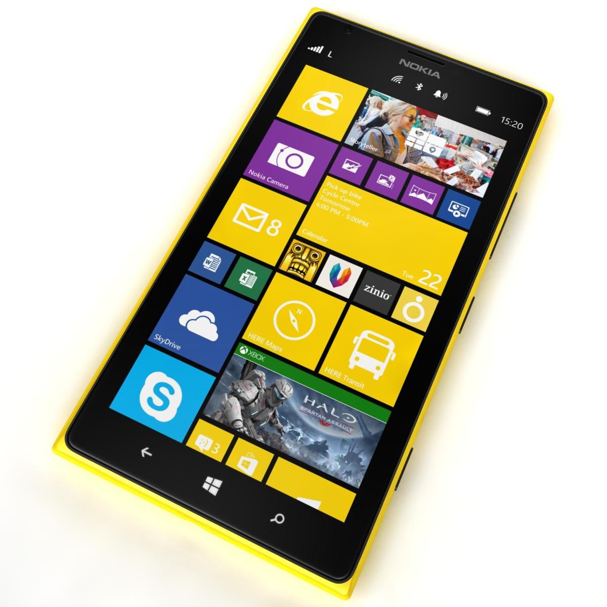 Nokia Lumia 1520 All Colors royalty-free 3d model - Preview no. 80