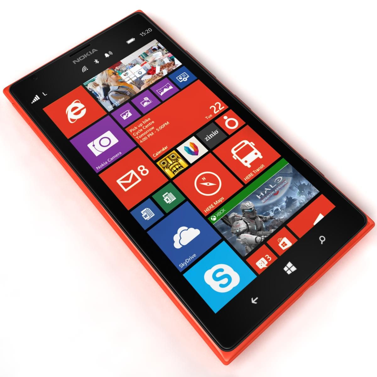 Nokia Lumia 1520 All Colors royalty-free 3d model - Preview no. 40