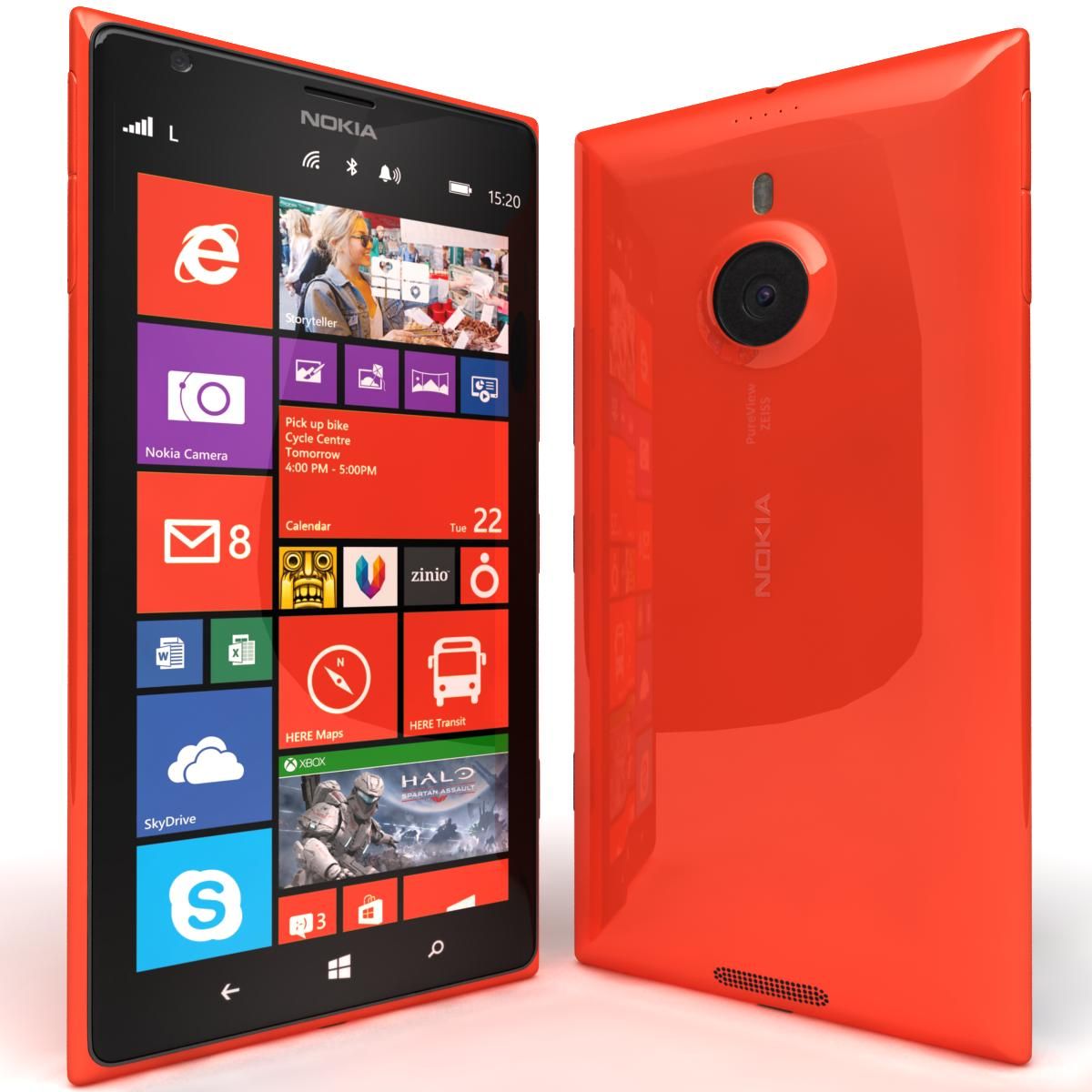 Nokia Lumia 1520 All Colors royalty-free 3d model - Preview no. 26