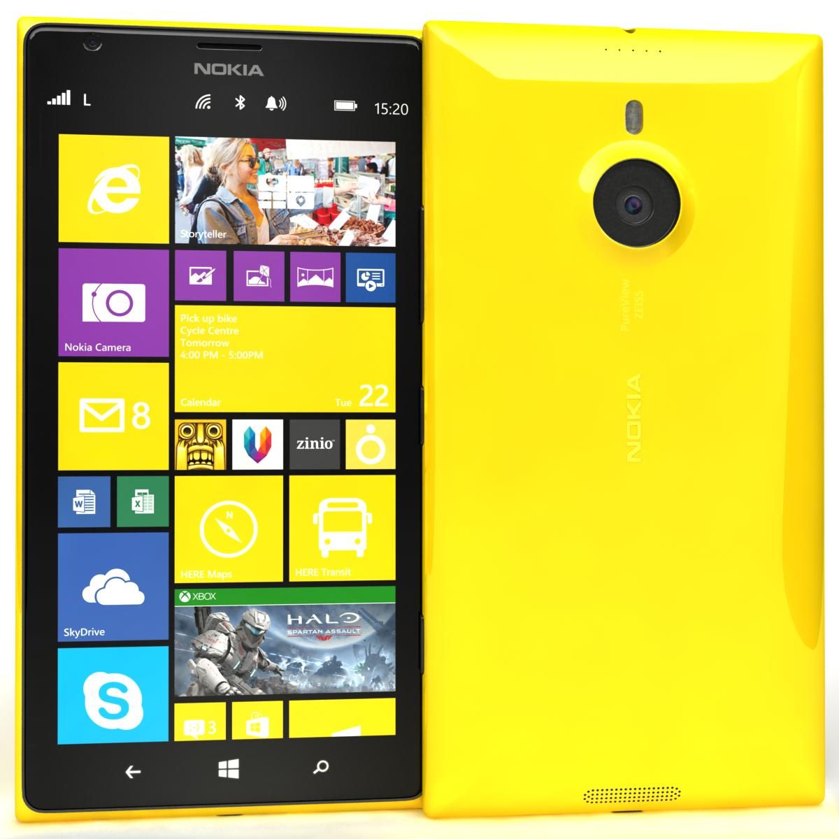 Nokia Lumia 1520 All Colors royalty-free 3d model - Preview no. 69