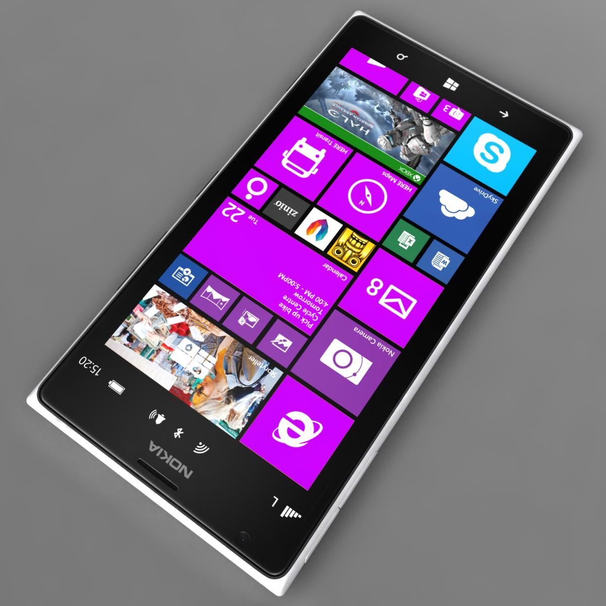 Nokia Lumia 1520 All Colors royalty-free 3d model - Preview no. 63