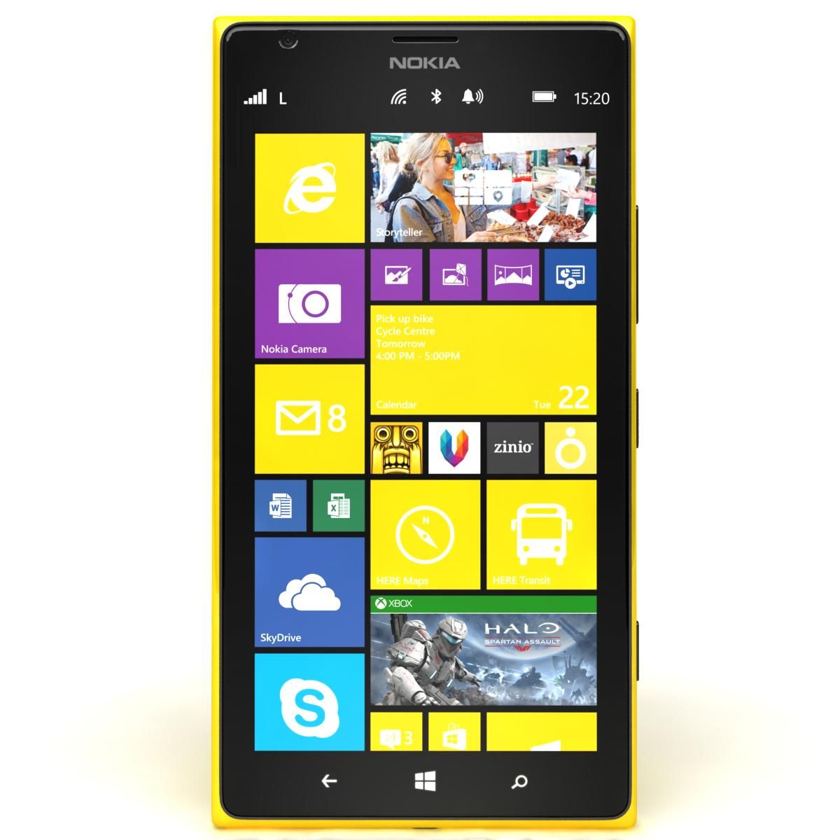 Nokia Lumia 1520 All Colors royalty-free 3d model - Preview no. 72