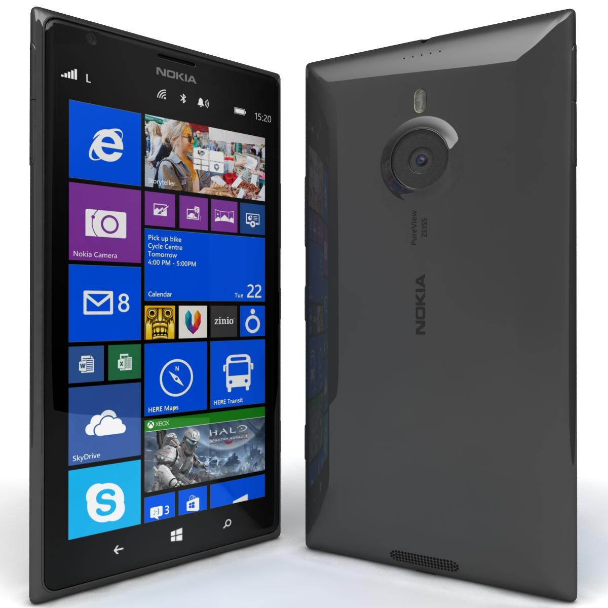 Nokia Lumia 1520 All Colors royalty-free 3d model - Preview no. 7