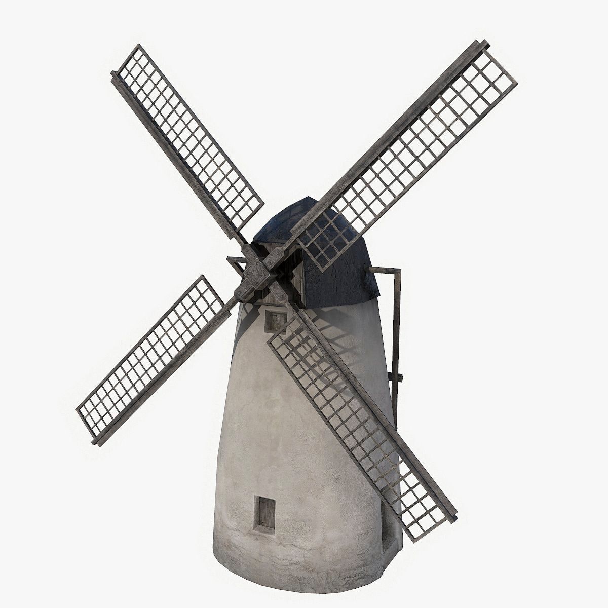 Vieux moulin à vent - PBR 3d model