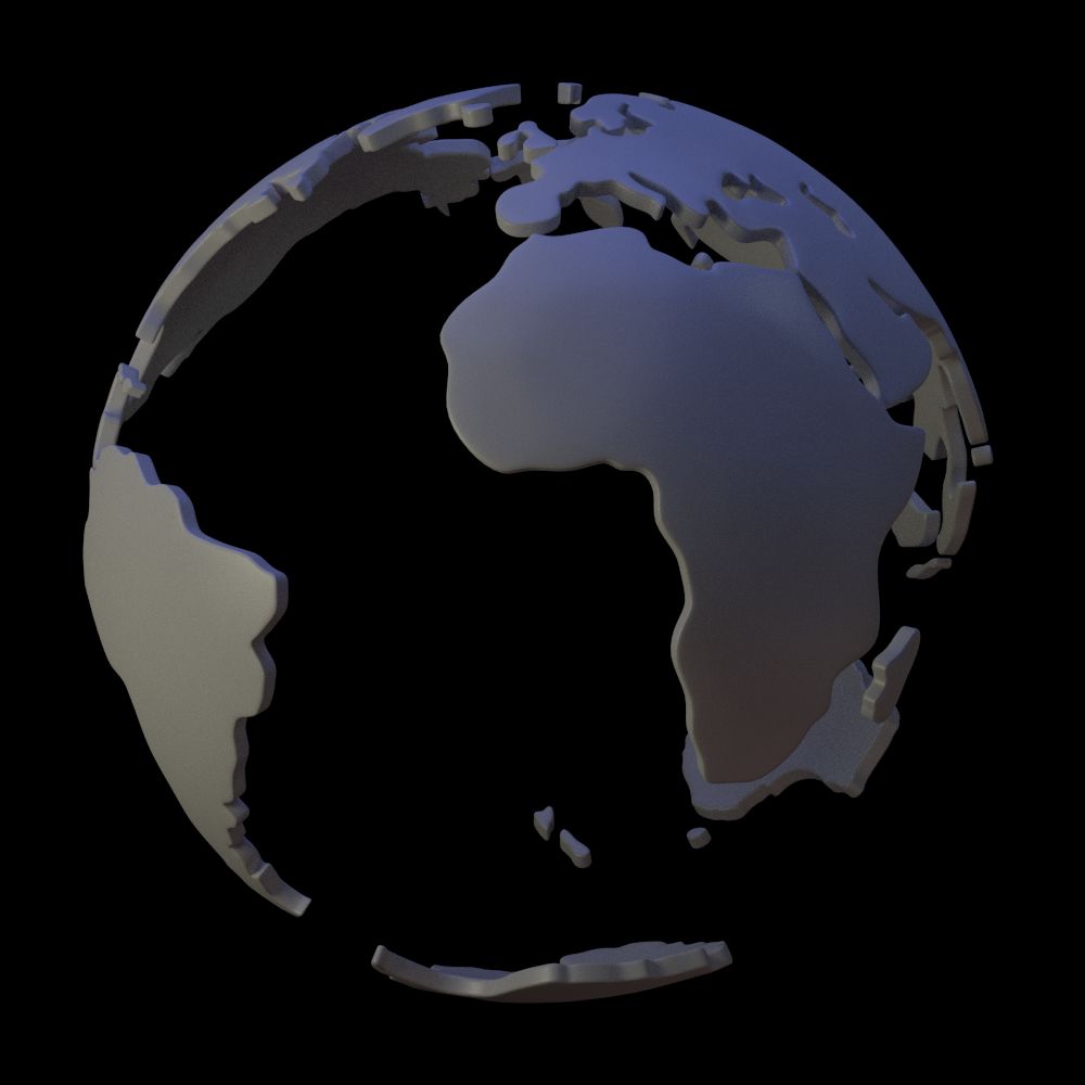 Earth Land Shell 3d model