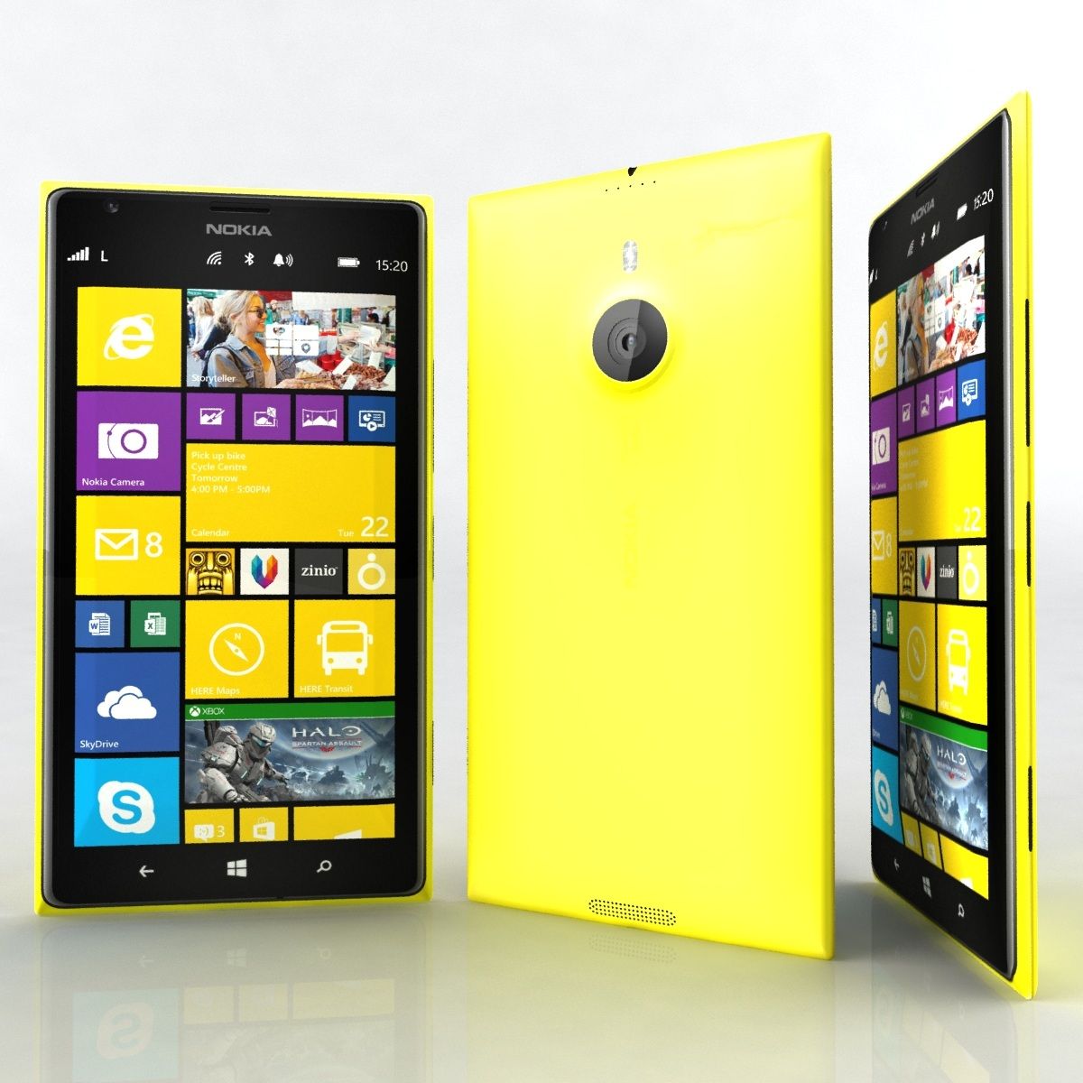 Nokia Lumia 1520 3d model