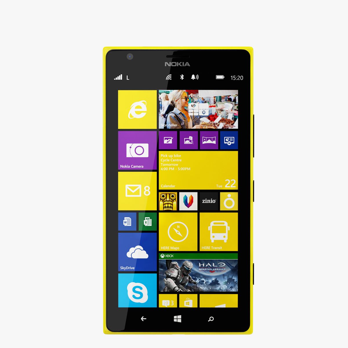 Nokia Lumia 1520 3d model