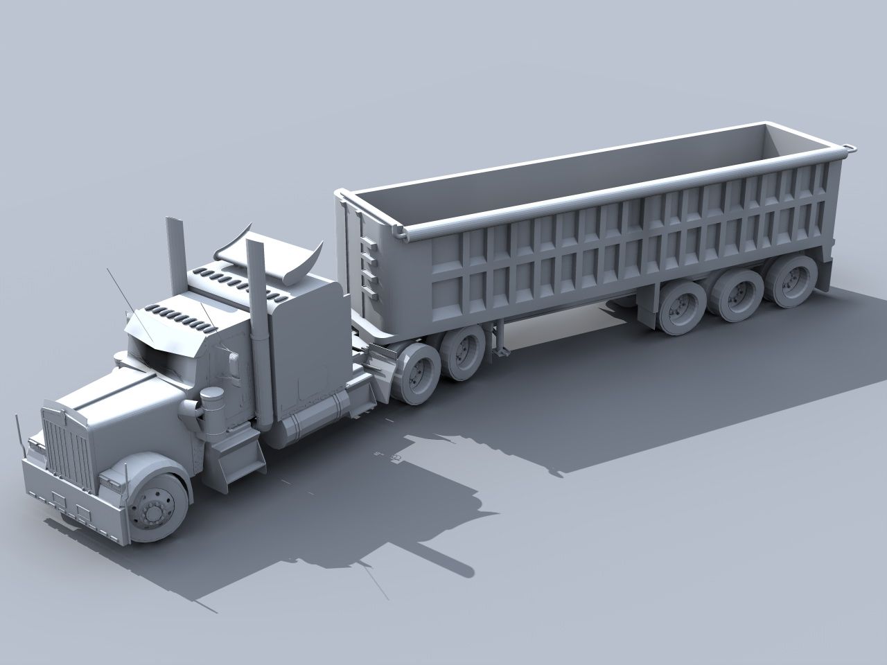 Camion pesante 3d model