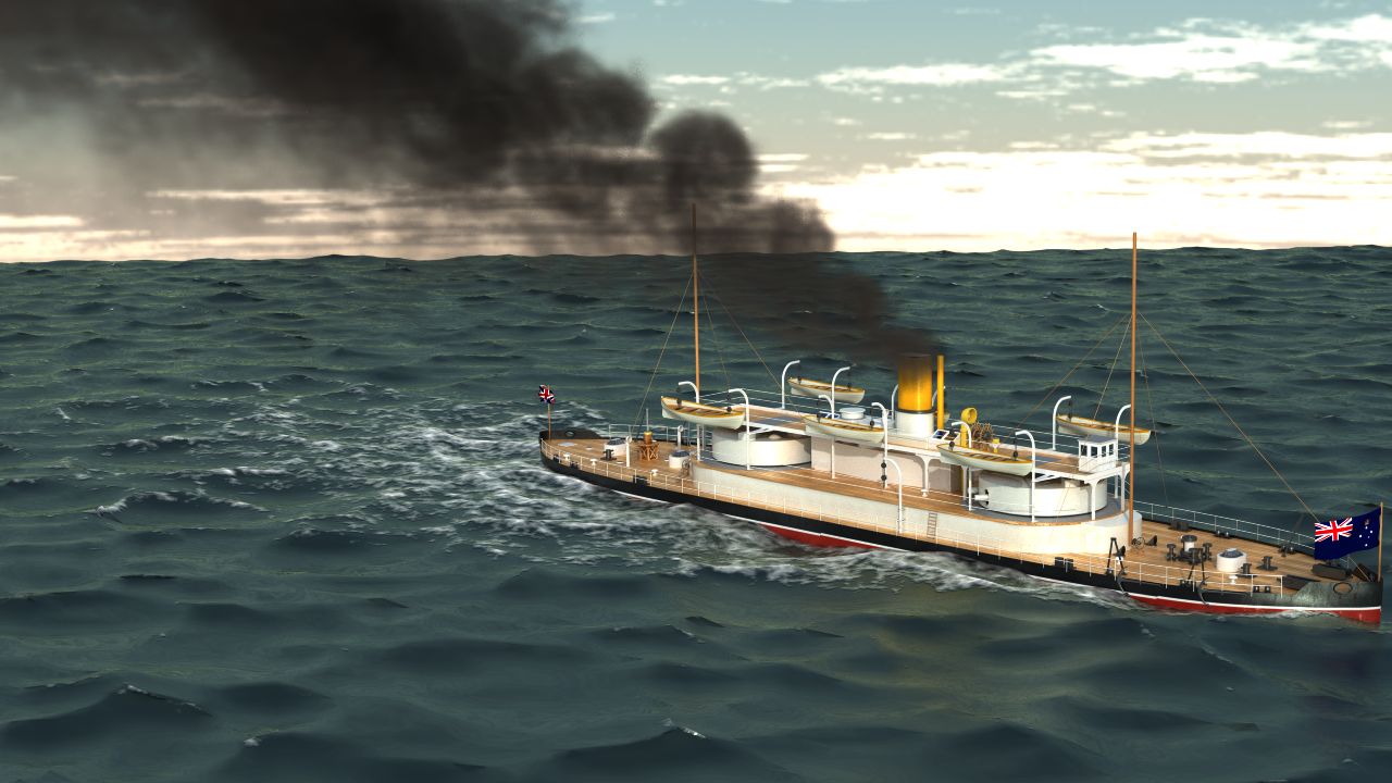 HMVS Cerberus Monitor 3d model