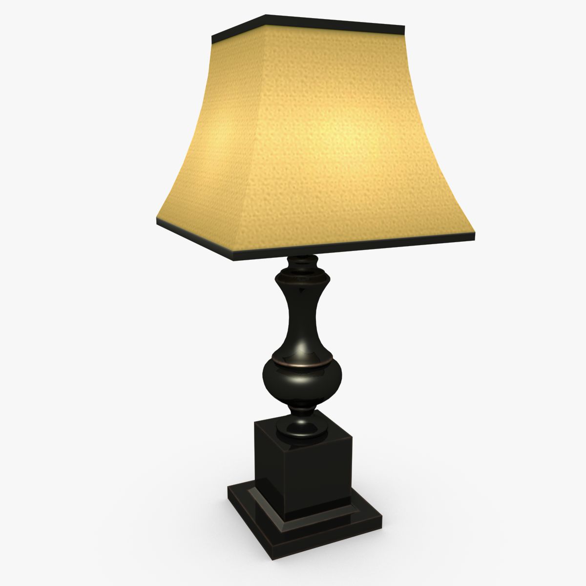 Lampa stołowa Bron 3d model