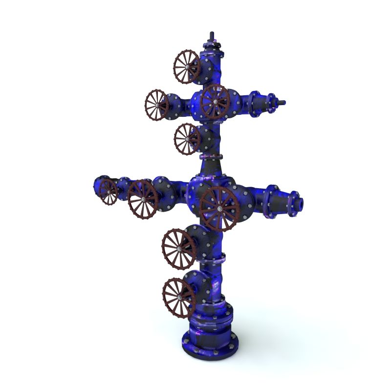 wellhead old 3d model