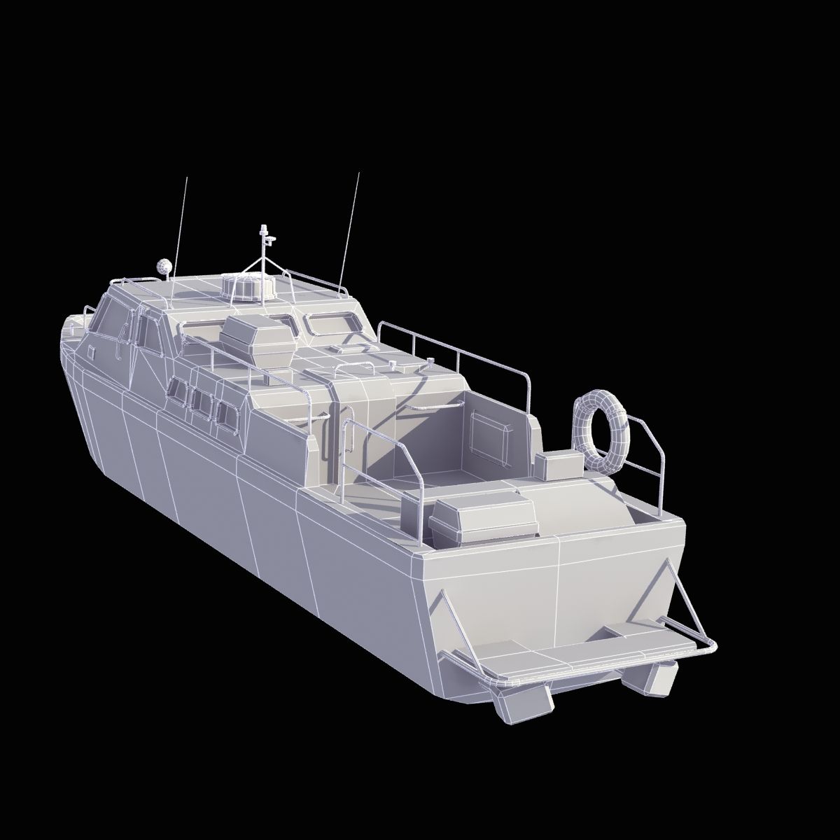 Landing Craft Personal royalty-free 3d model - Preview no. 17