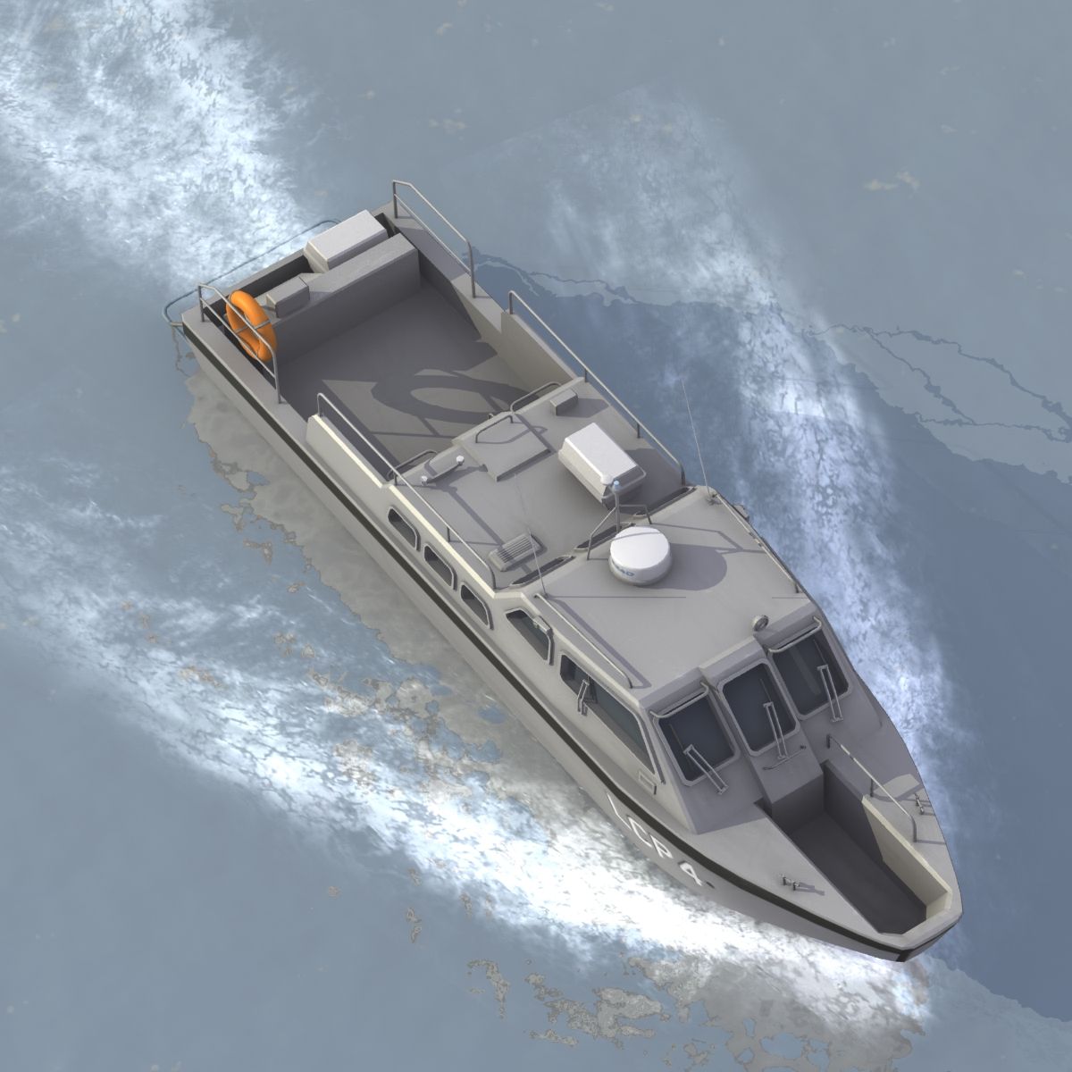 Landing Craft Personal royalty-free 3d model - Preview no. 6