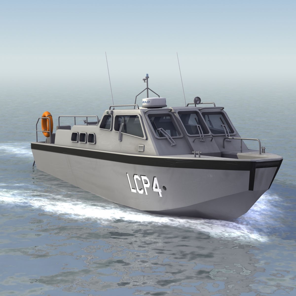 Landing Craft Personal royalty-free 3d model - Preview no. 11