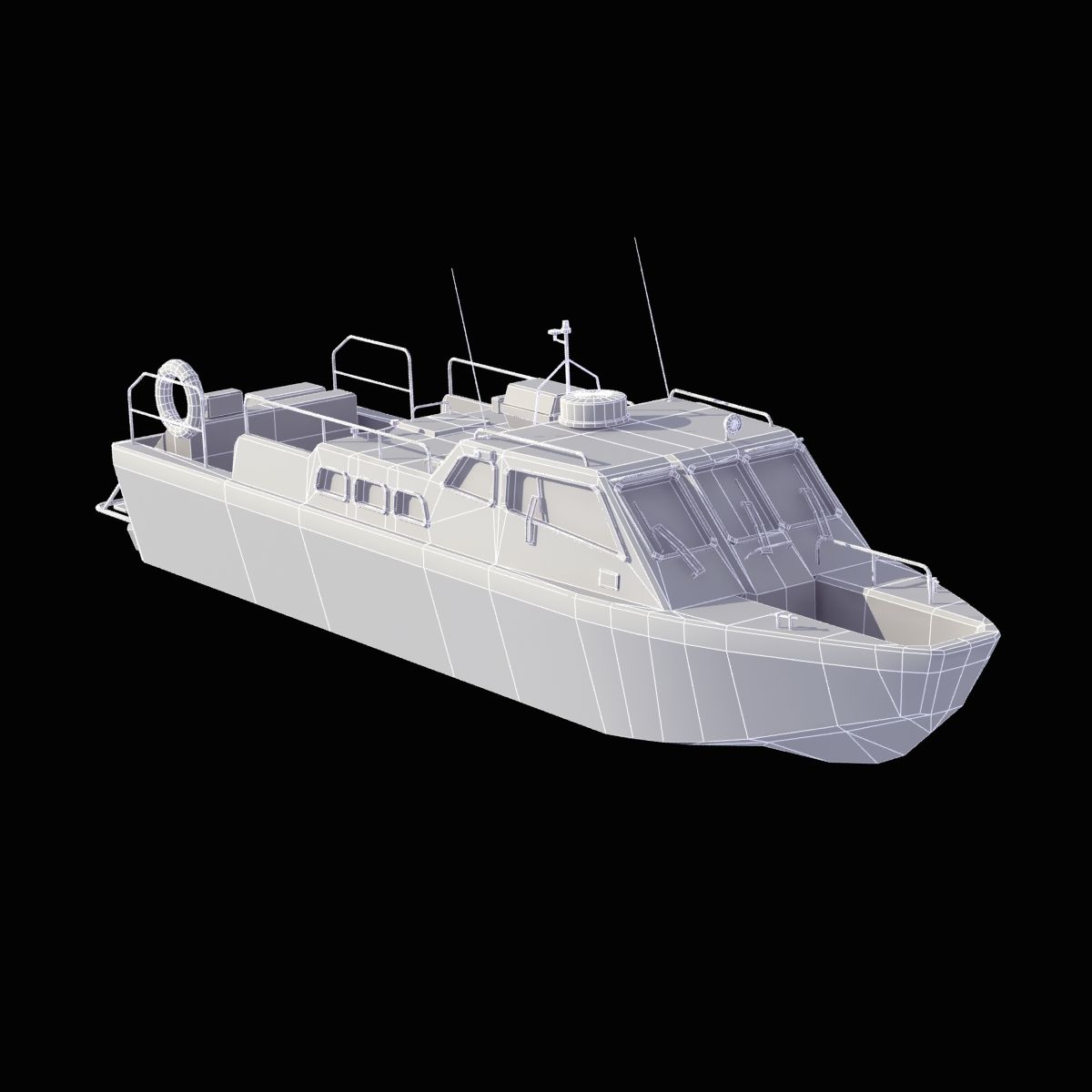 Landing Craft Personal royalty-free 3d model - Preview no. 16