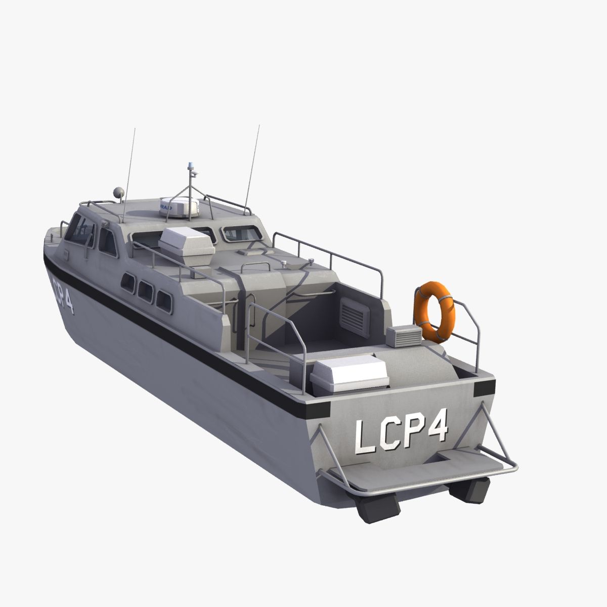 Landing Craft Personal royalty-free 3d model - Preview no. 14