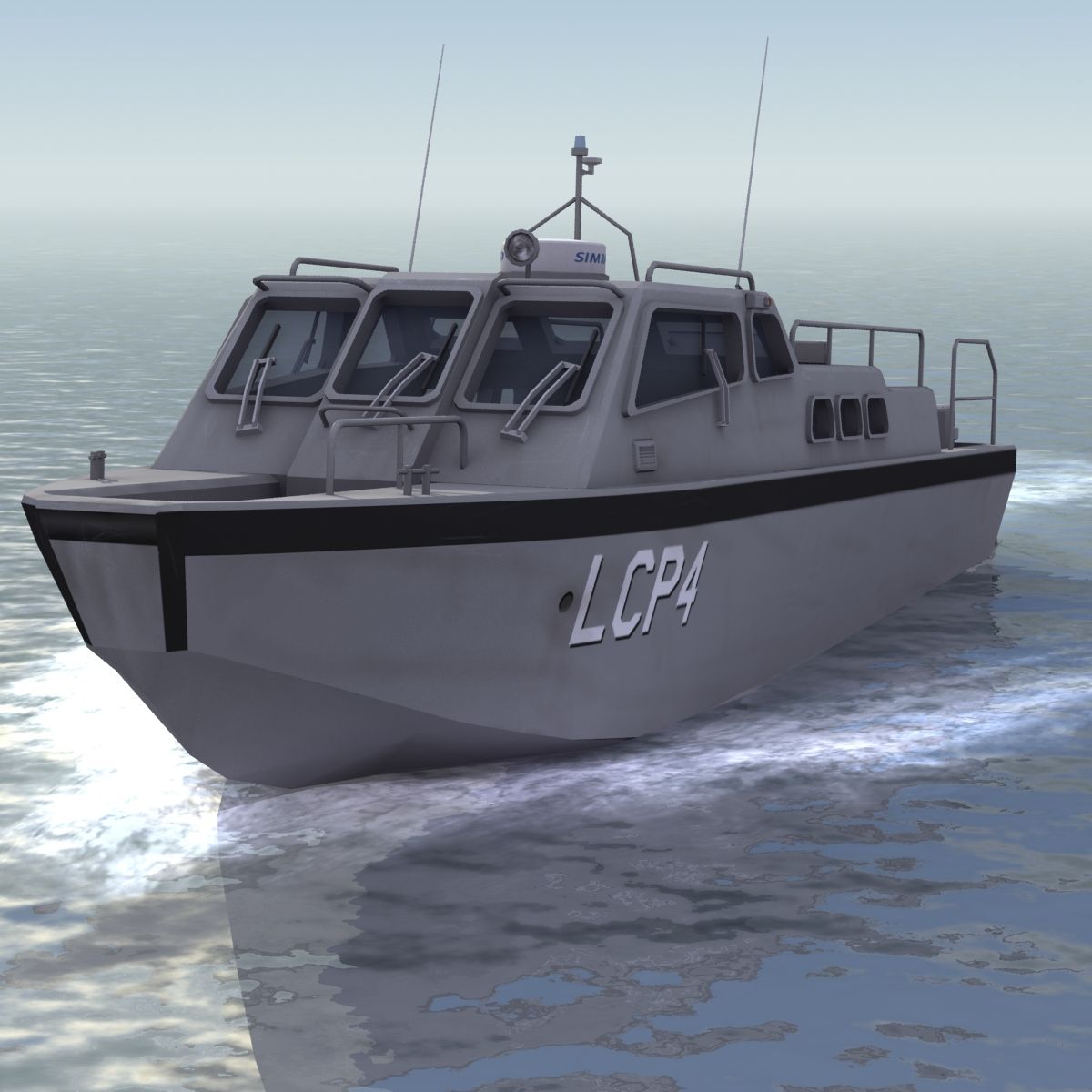 Landing Craft Personal royalty-free 3d model - Preview no. 12