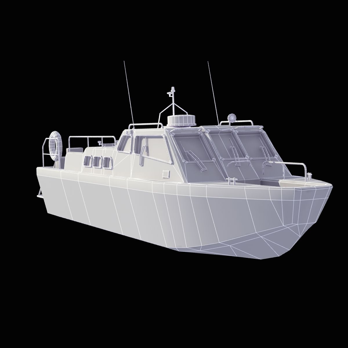 Landing Craft Personal royalty-free 3d model - Preview no. 18