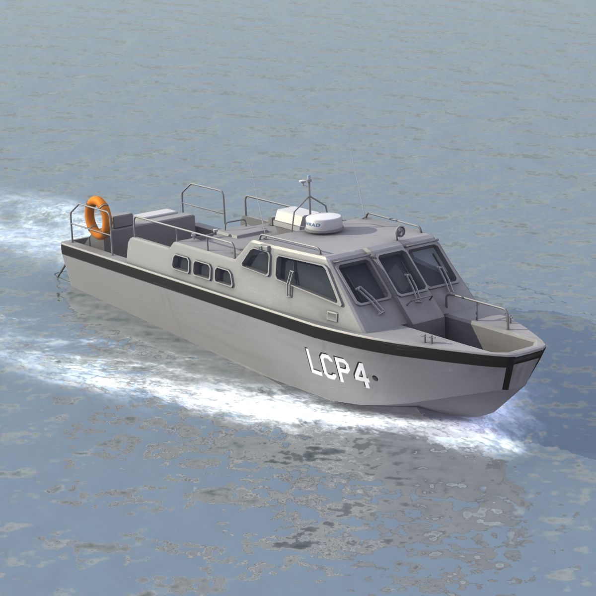 Landing Craft Personal royalty-free 3d model - Preview no. 3